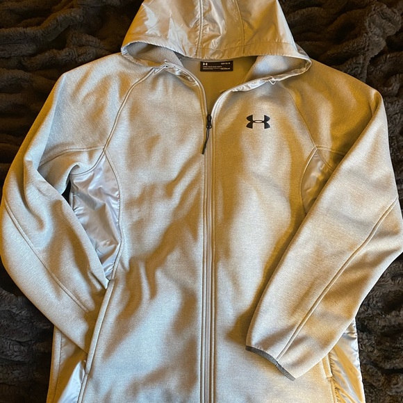 Under Armour Jackets & Coats Mens Under Armor Jacket Large Grey